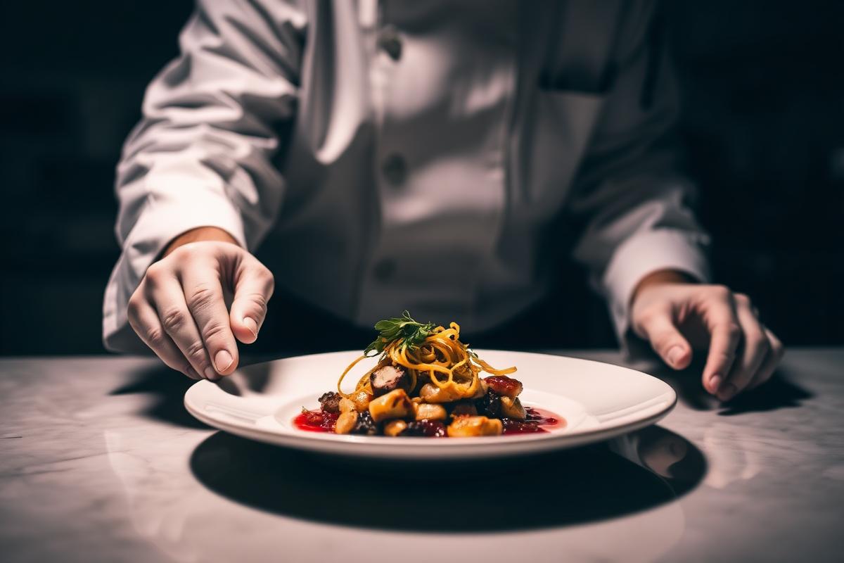 Imagine demonstrativă pentru conceptul vizual Barko Restaurant.